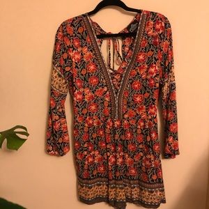 Jumpsuit with front detail and pockets